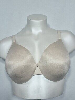 44C Cacique Lightly‎ Lined Full Coverage Back Smooth Underwire Bra Beige